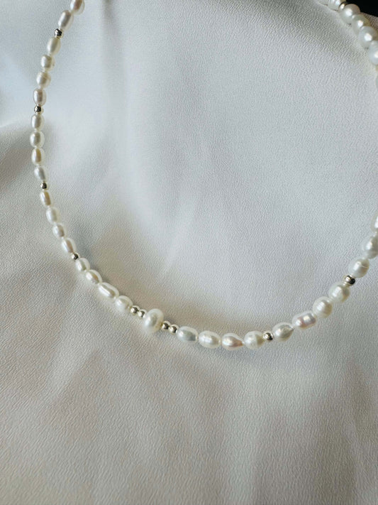 שרשרת פנינים טורי- כסף 925