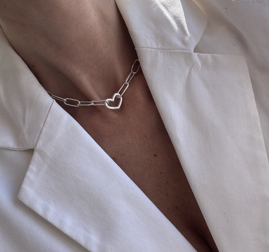 שרשרת ולנטיין -כסף 925