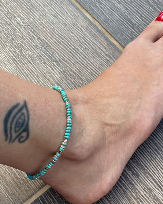 צמיד לרגל פטריק- כסף 925