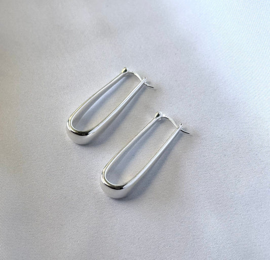 עגילי פריטי- כסף 925