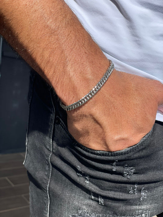 צמיד לולאות- כסף