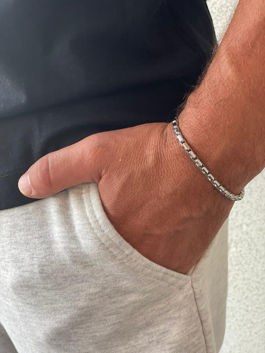 צמיד גורן- כסף