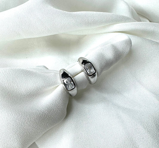 עגילי טופי - כסף 925