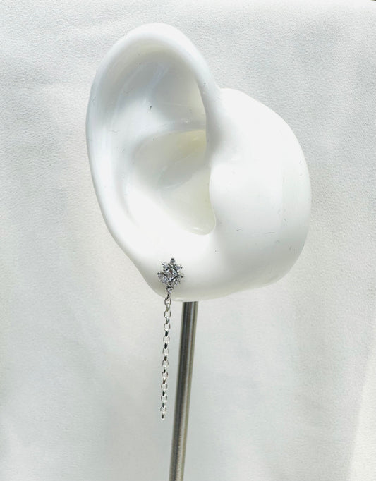 עגילי שירה- כסף 925