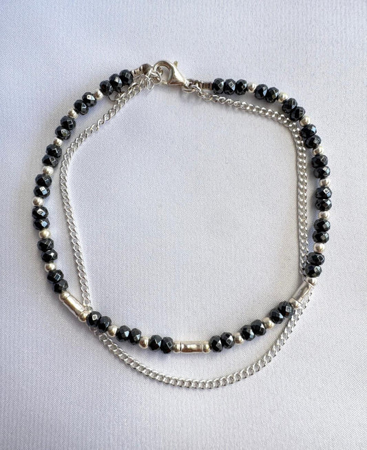 צמיד לרגל טרי- כסף 925