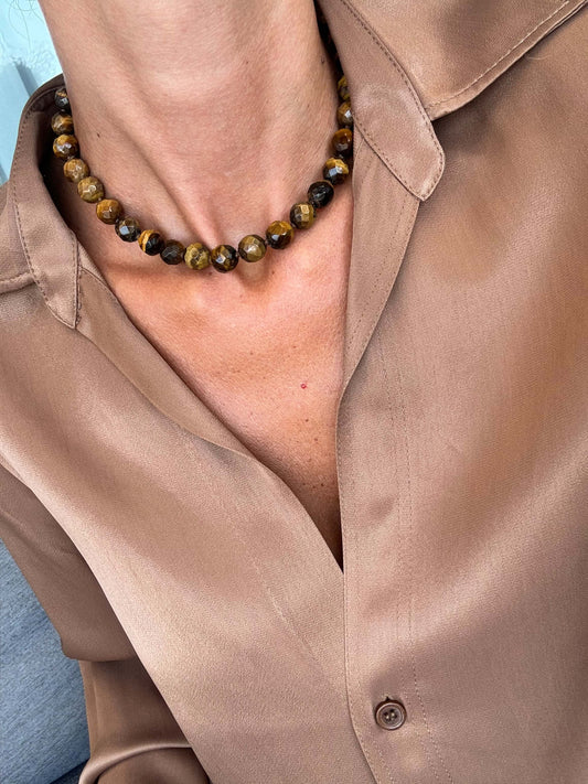 שרשרת tiger eye