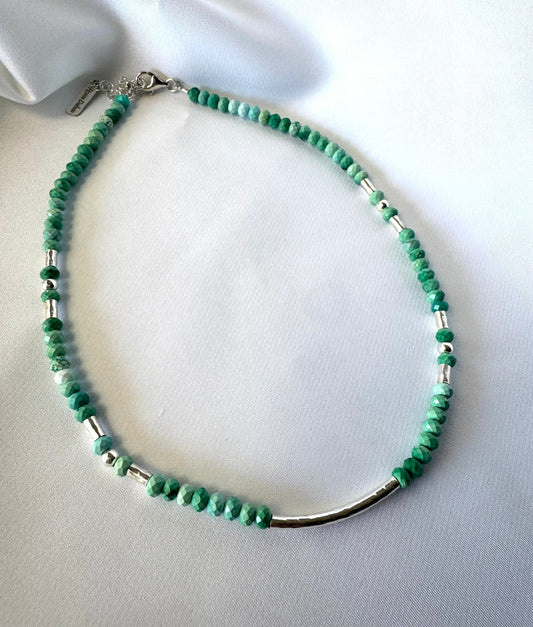 שרשרת טורקיז- כסף 925