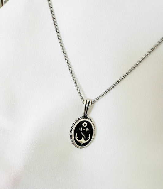 שרשרת עוגן - כסף