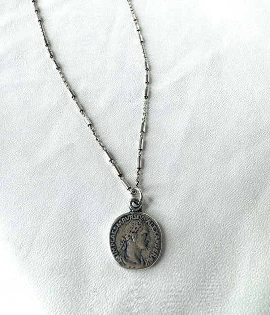 שרשרת מטבע- כסף