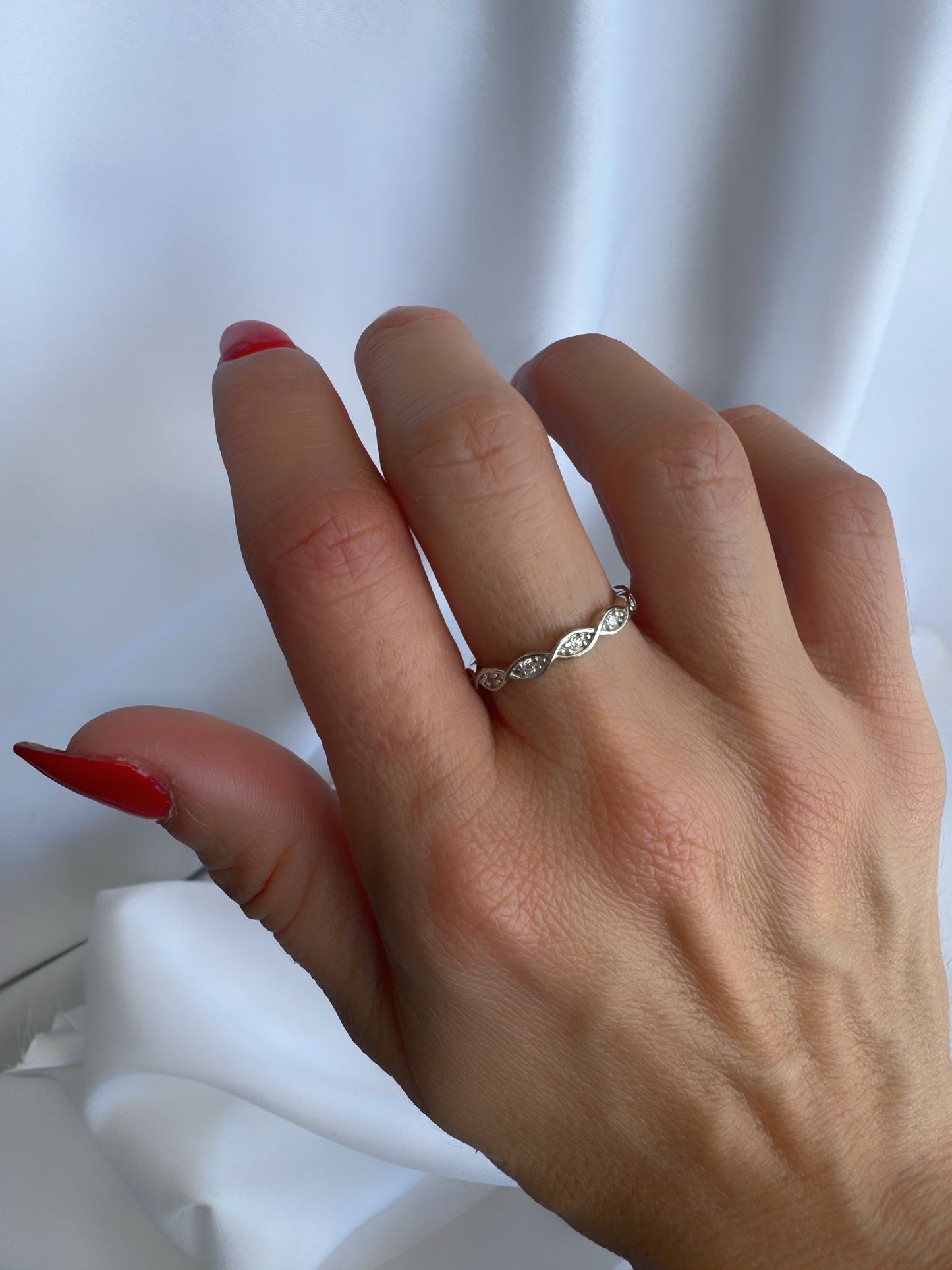 טבעת לין- כסף 925